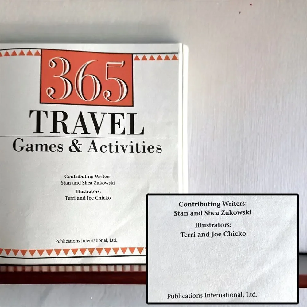 365 Travel Games & Activities Book l Paperback l Solutions Included l Pages: 240